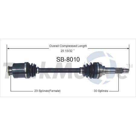 Cv Axle Shaft,Sb-8010